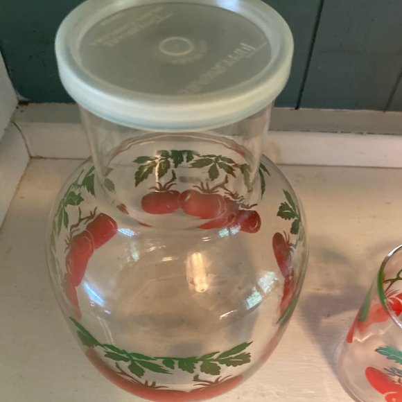 Vintage pitcher and glasses - Picture 2 of 4